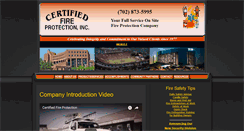 Desktop Screenshot of certifiedfirepro.com